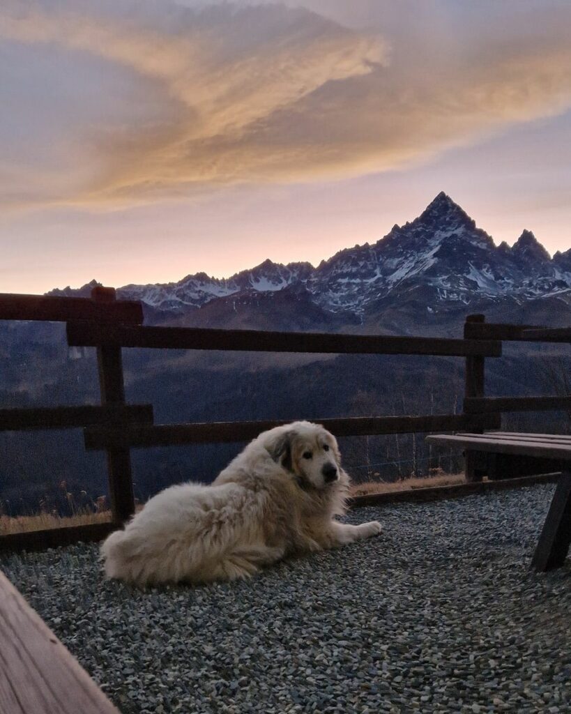 Tramonto e relax in fronte al Monviso